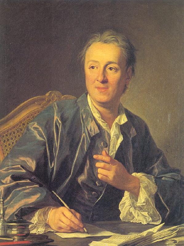 Loo, Louis-Michel van Portrait of Denis Diderot Germany oil painting art